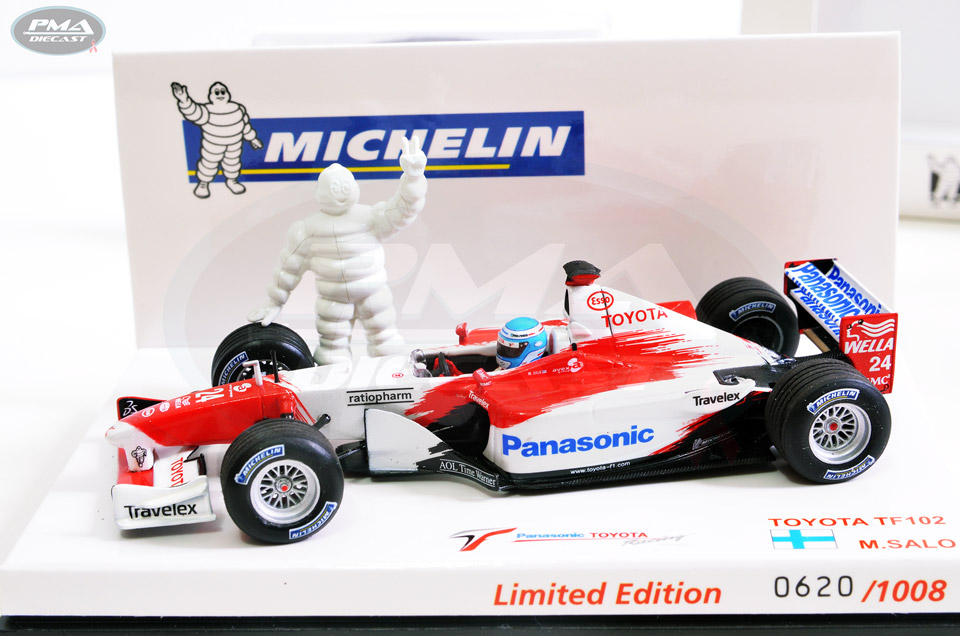 MIKA SALO 2002 TOYOTA TF102 1:43